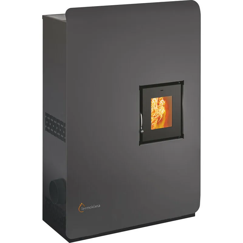 Biotermika - Stufa a pellet ermetica biowawe 8.0kW plus 5 stelleGRAY