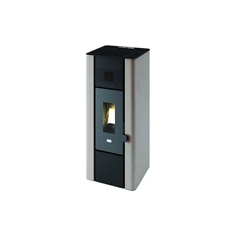 Punto Fuoco stufa a Pellet Minni 6,3Kw (Br) Bianco