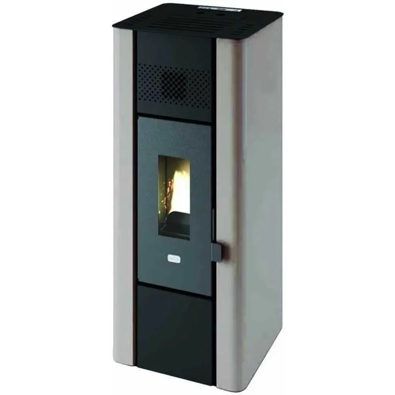 Stufa a Pellet Punto Fuoco Minni 6,3Kw Bianco