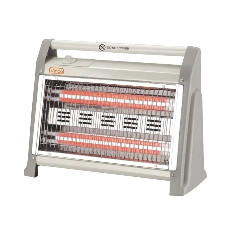 Grecoshop - Stufa elettrica 2 elementi quarzo 1200W Vinco - 70157