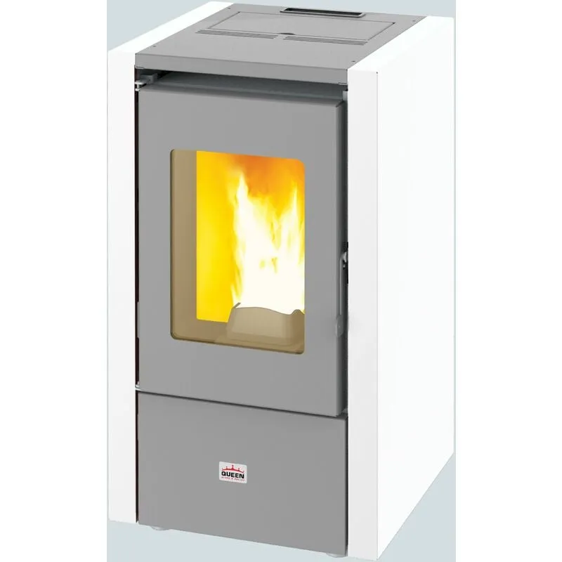 Stufa a pellet moderna compatta con struttura in acciaio 5,53 kW Queen Mignon 6