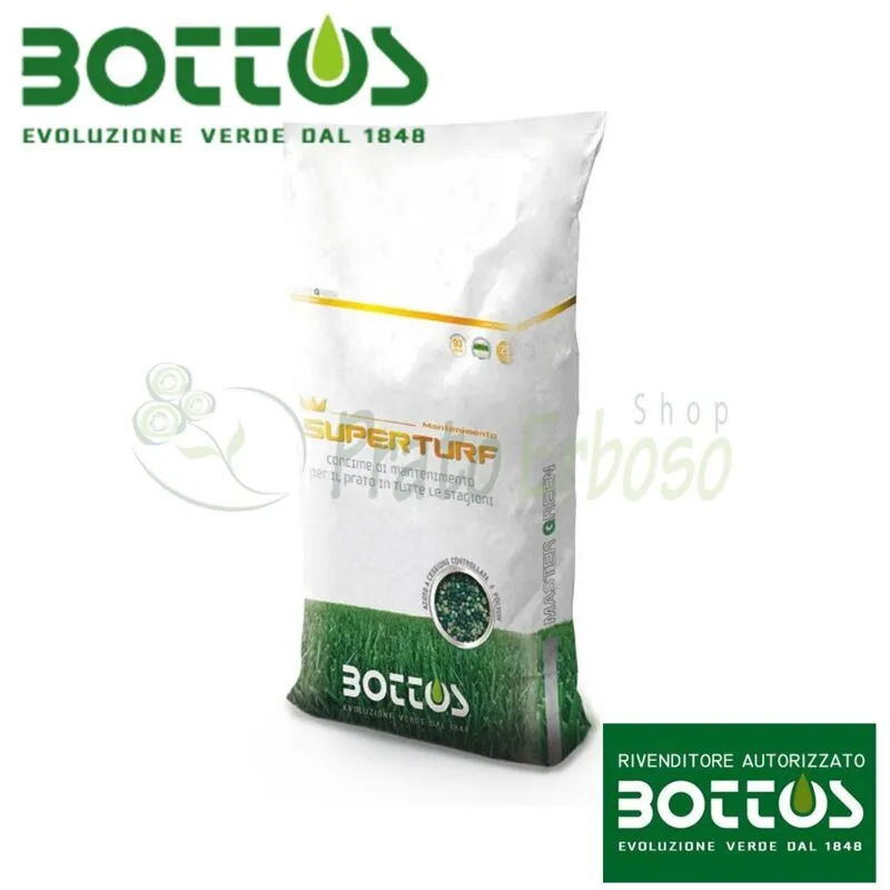 Bottos - Super Turf 24-6-9 - Fertilizzante per prato da 25 Kg