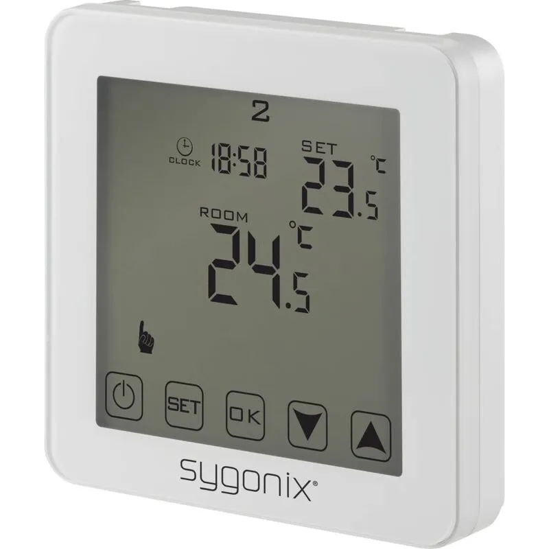 Sygonix - SY-4961570 Touch 2 Termostato ambiente Da incasso Settimanale 1 pz.