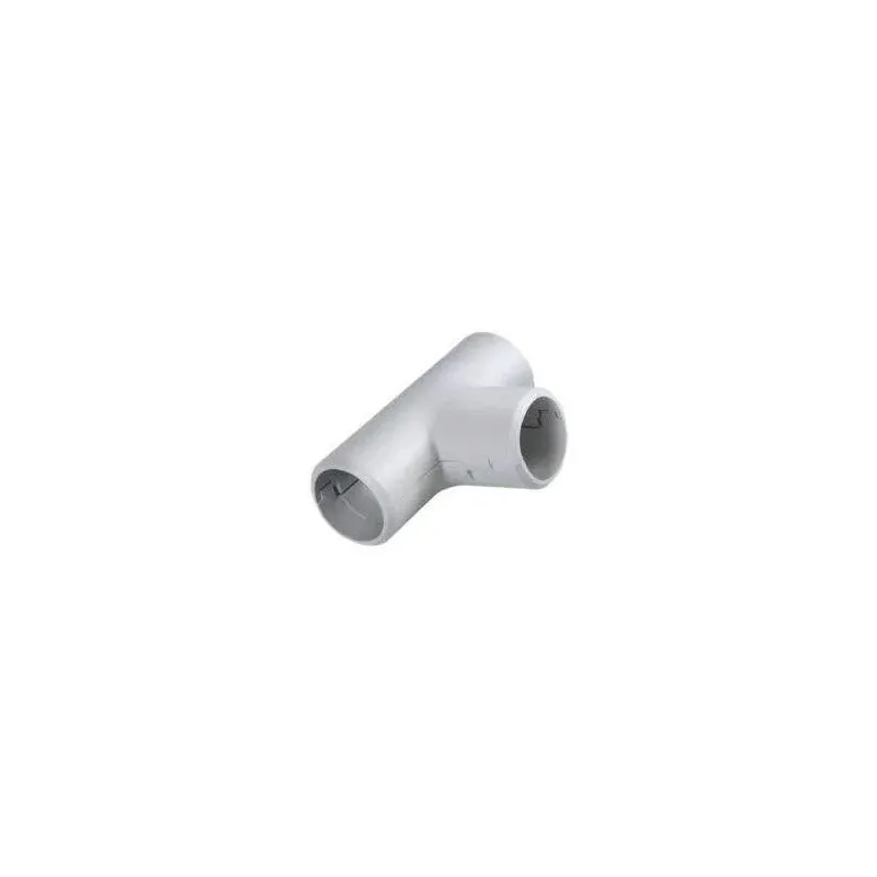 Debflex - t grigio per tubo iro 20mm, 2 pezzi