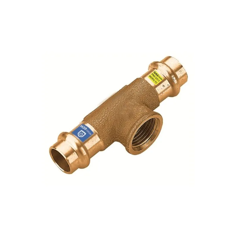 Frabo - t in bronzo a pressare fxfxfil f acqua/gas Diam. 15 x 1/2