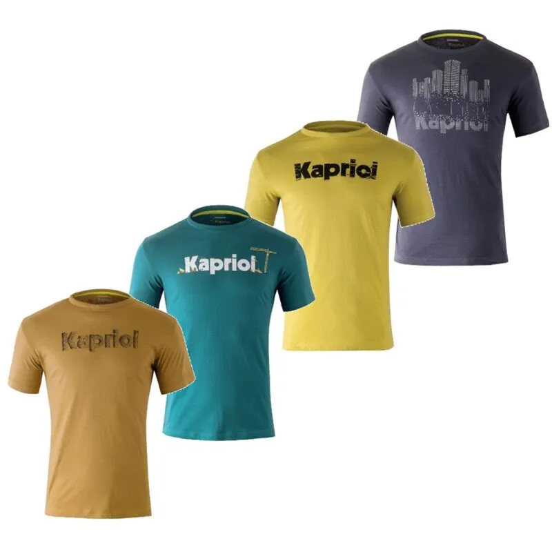 T-shirt da lavoro Kapriol Enjoy manica corta - xl - Ocra - Ocra