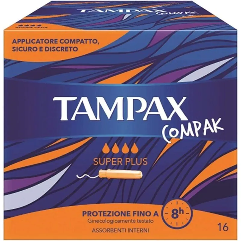 Compak superlplus in confezione da 16 pezzi - Tampax