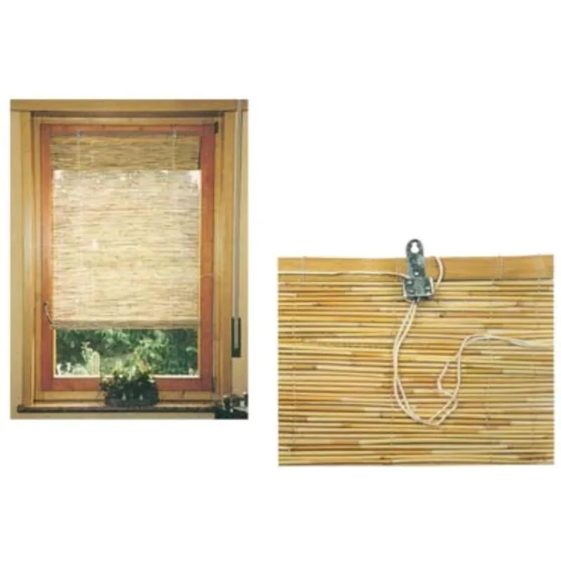 Domus - Tapparella Canne Bamboo Con Carrucole Cm 120 H.Cm 260 - 1 Pz