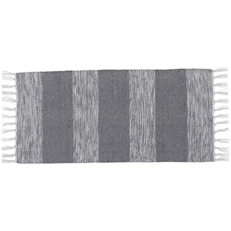 Tappeto ambra cotone altre fibre 45x90 cm - grigio - Tendance