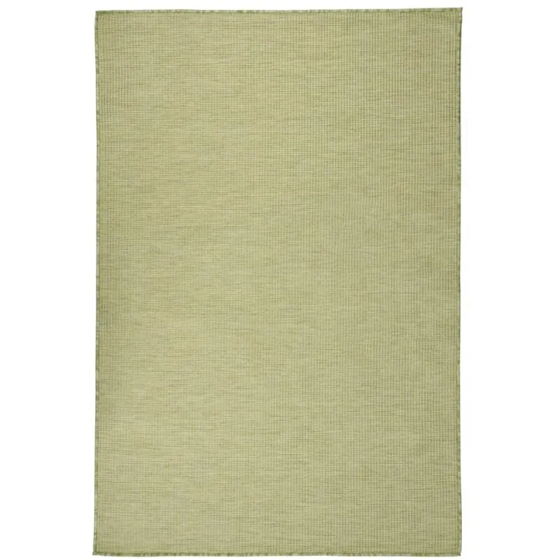 Tappeto da Esterni a Tessitura Piatta 120x170 cm Verde