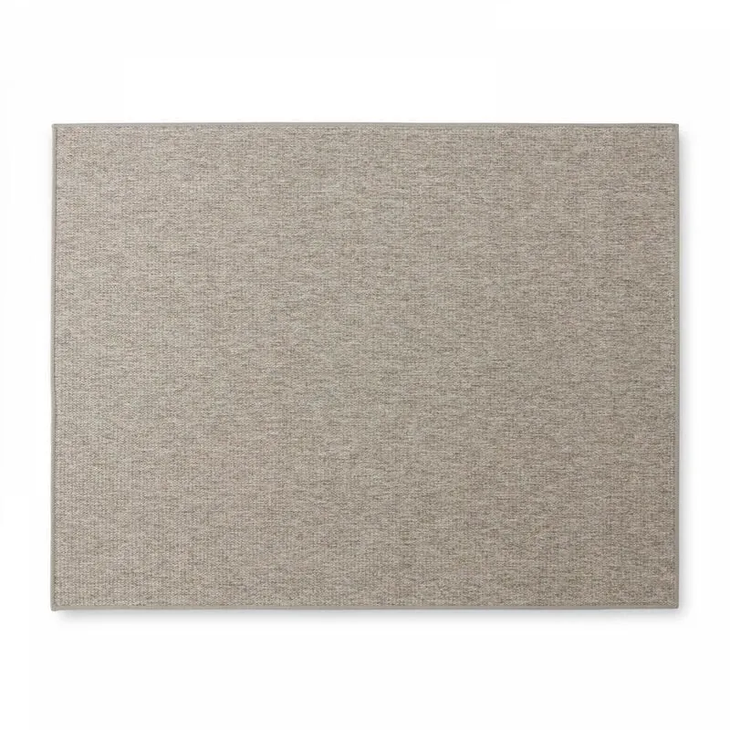 Tappeto rettangolare per esterni 120 x 150 cm grigio