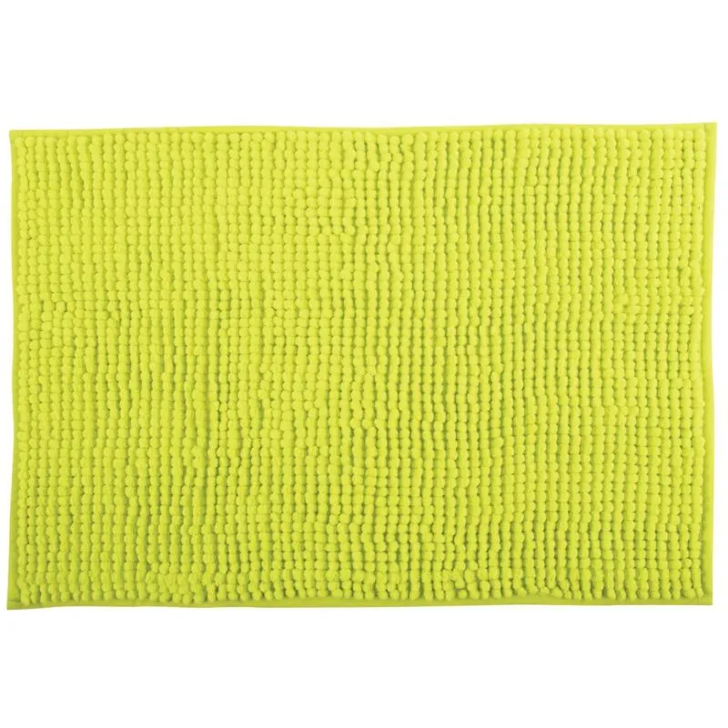  - tappeto da bagno 'Chenille' in colore verde 40 x 60 cm