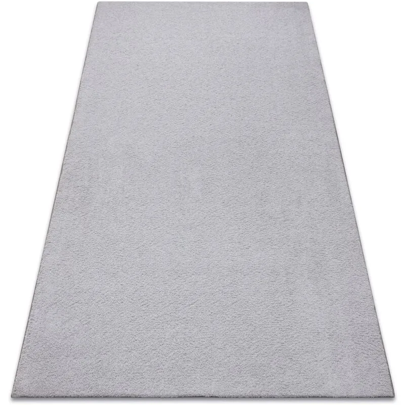 Rugsx - tappeto - moquette velvet micro grigio 90 pianura tinta unita grey 100x400 cm