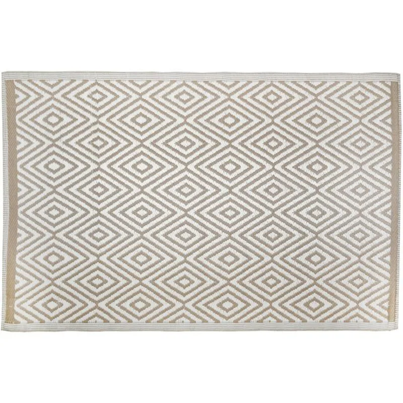 Aubry Gaspard - Tappeto per esterni in polipropilene 120 x 180 cm Diamond - Beige