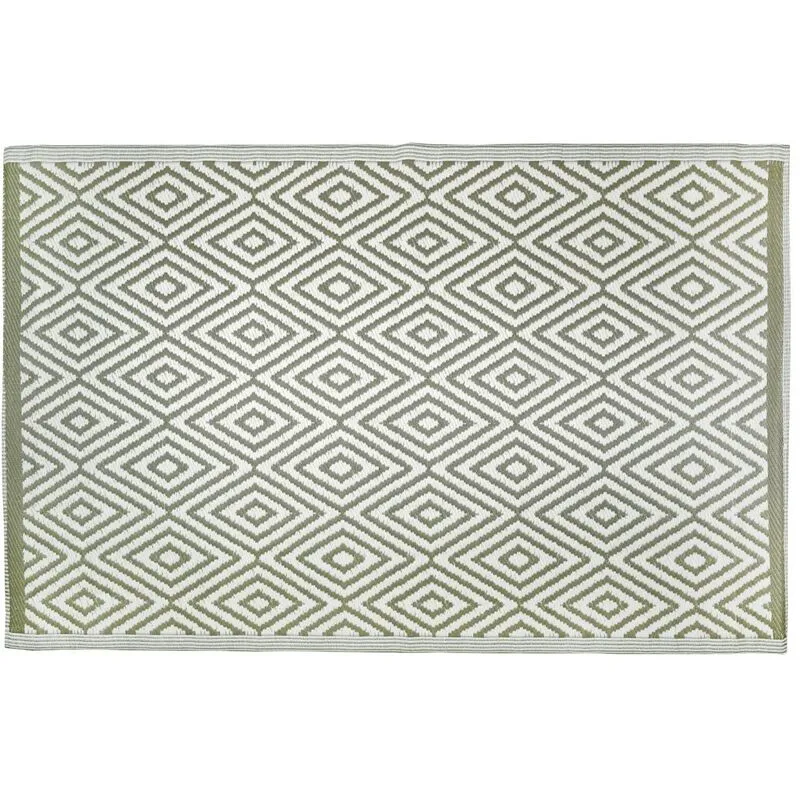 Tappeto per esterni in polipropilene 120 x 180 cm Diamond - Khaki