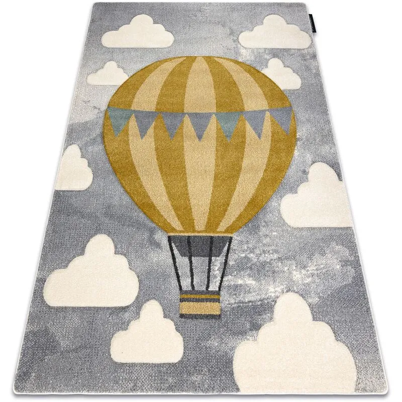 Tappeto petit baloon palloncino, nuvole grigio grey 120x170 cm