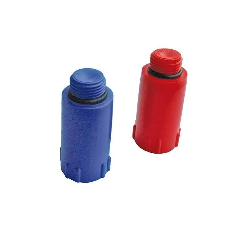 Tappo collaudo rosso / blu : Modello - 1/2"