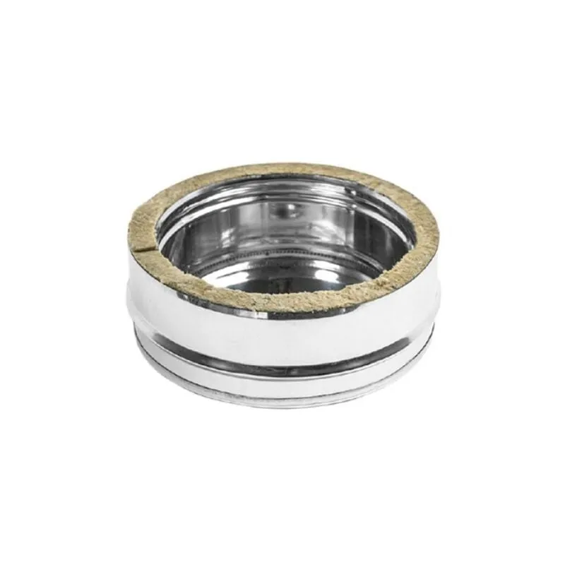 Tappo condensa doppia parete acciaio inox aisi 316 parte interna aisi 304 parte esterna ø200 interno - ø250 esterno - sp. 0,5 mm Europrofil