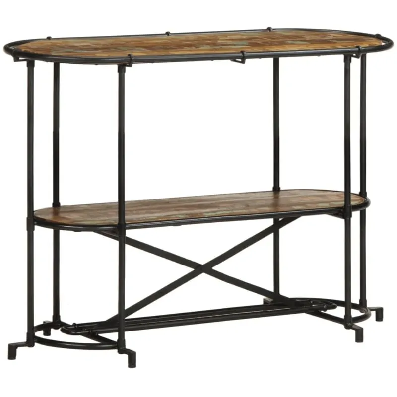 Vidaxl - Tavolo Consolle 110x42x76 cm in Legno Massello di Recupero