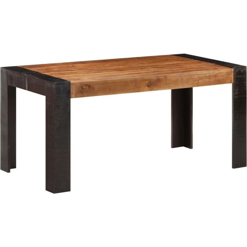 vidaXL Tavolo da Pranzo 160x80x76 cm in Legno Massello di Mango