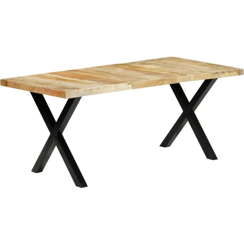 Tavolo da Pranzo 180x90x76 cm in Legno Massello di Mango - Vidaxl