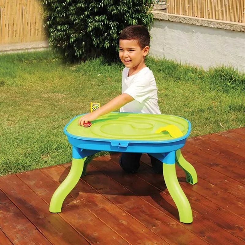 Tavolo Sabbia e Acqua Bambini 3 in 1 67,5x52x38cm Polipropilene - Vidaxl