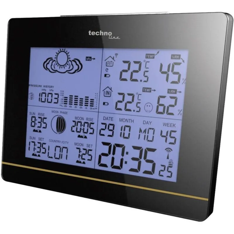 Technoline ws 6750 Stazione meteo digitale senza fili Previsione per 12 - 24 ore Numero di sensori max. 3 - Techno Line