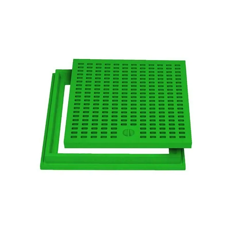 Telaio con griglia top in pp - verde : Dimensione - cm 30x30