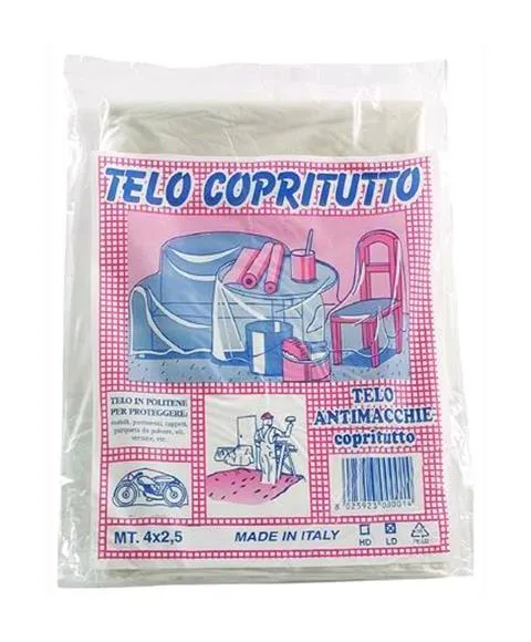 Teli Copritutto Polietilene Ld-10My Mt. 4X4