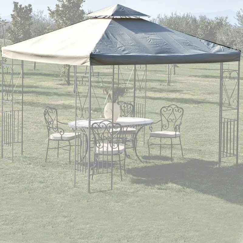 Telo di ricambio GAZEBO 3x3mt con airvent colore bianco