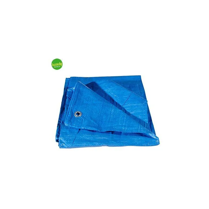 Telo occhiellato verdelook polietilene blu oppure verde/blu 68 mt