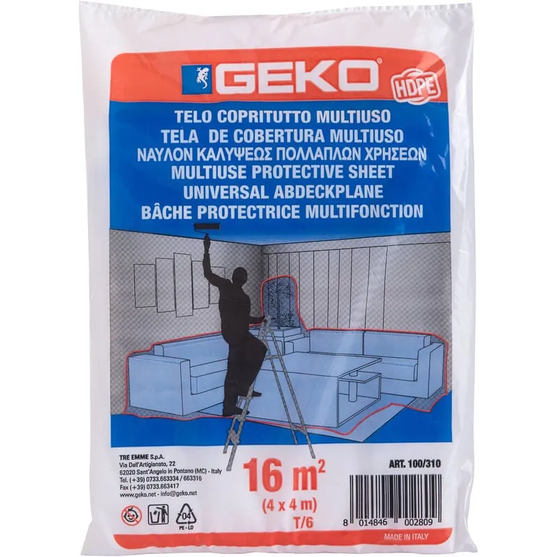 Elepacking - telone copritutto plt MT.4X4 GR.100 hd 6MY. Prezzo per 1 pezzo.