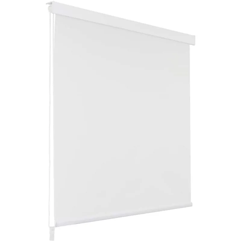 Tenda a Rullo per Doccia 120x240 cm Bianco - Vidaxl