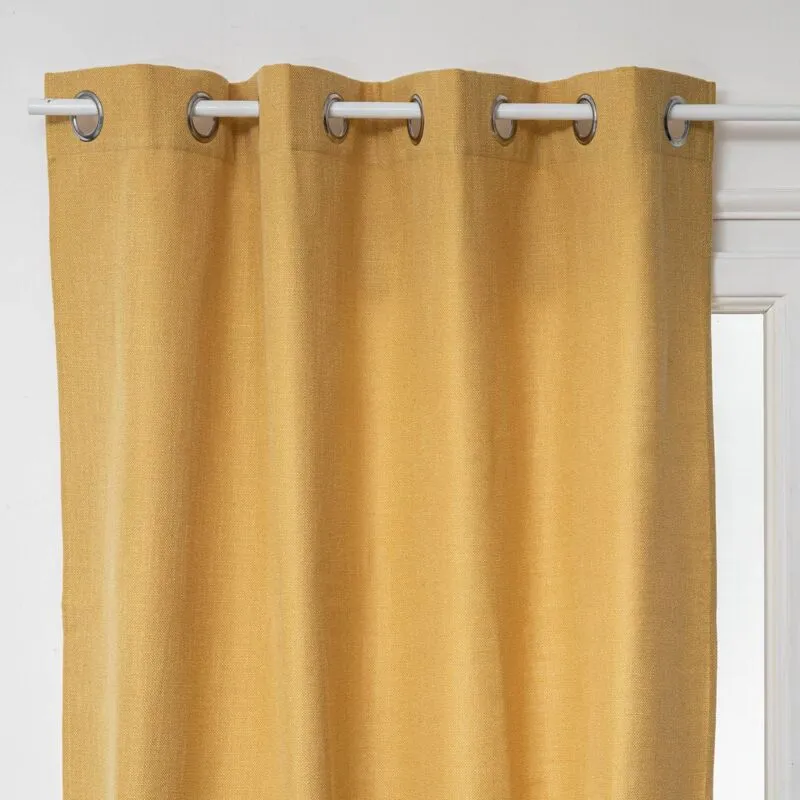 Tenda giallo senape clem 140x260cm - 140x 260 Atmosphera créateur d'intérieur - Ocra