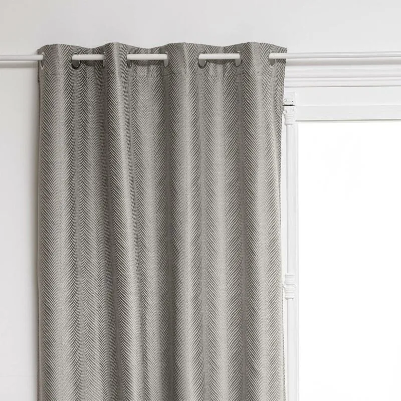 Tenda oscurante dana 140x260cm beige jacquard - 140x260 cm Atmosphera créateur d'intérieur - Beige