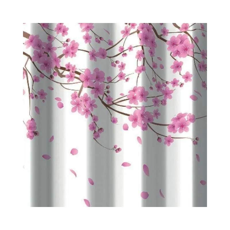 TENDA PER DOCCIA 2 LATI IN TESSUTO CM. 180 X 200 Mod. Sakura Rosa