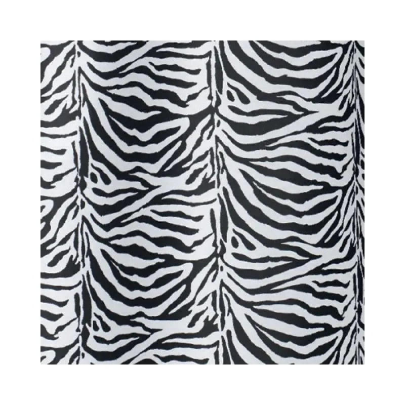 Tenda per doccia 2 lati in tessuto cm. 180 x 200 Mod. Zebra Nero