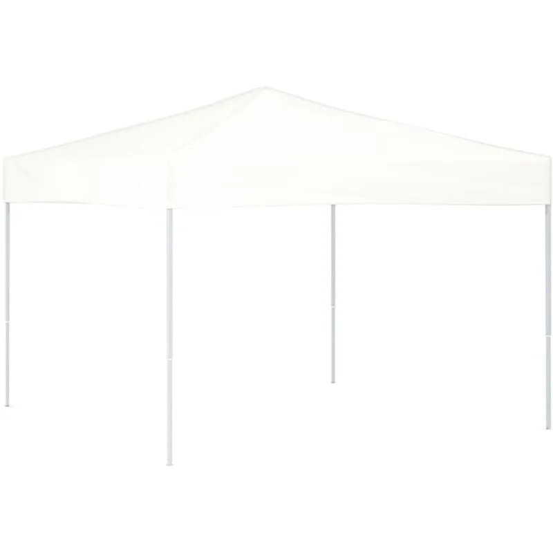 Vidaxl - Tenda per Feste Pieghevole Bianca 3x3 m Bianco