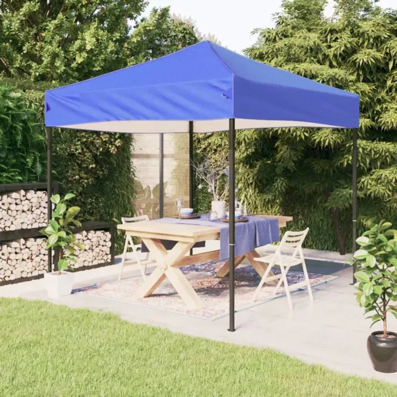 Tenda per Feste Pieghevole Blu 2x2 m - Vidaxl