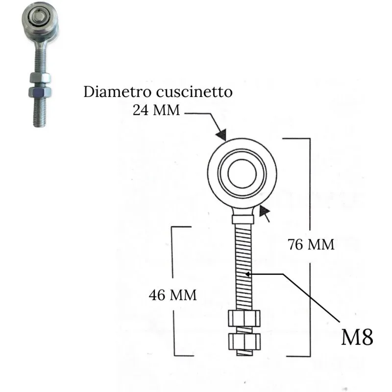 Tendaggimania - Accessori per Binario monorotaia in Ferro zincato-Modello Carrucola a 2 ruote