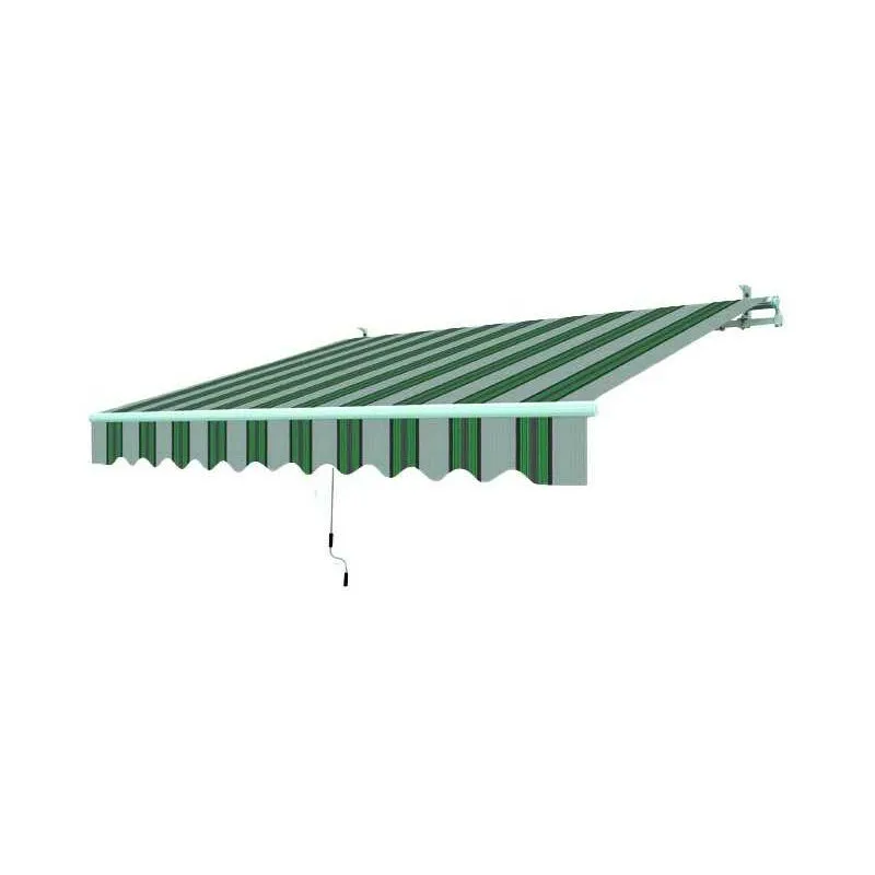 Tenda da Sole Avvolgibile Blinky 395X250 Bianco/Verde