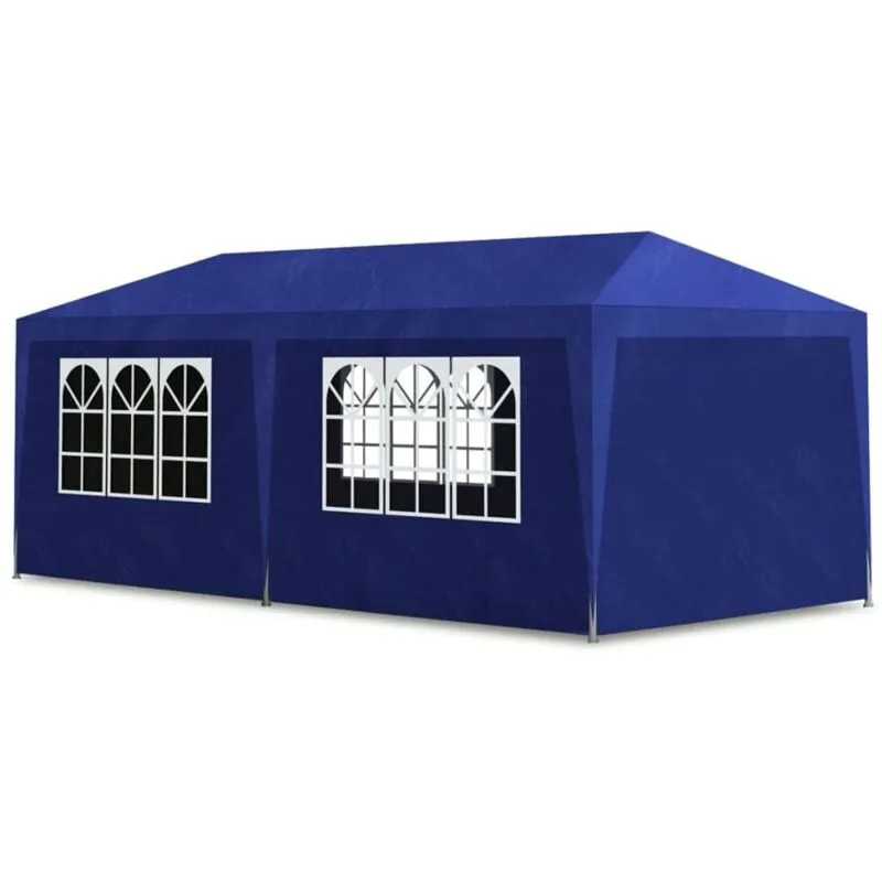 Vidaxl - Tenda per Feste 3x6 m Blu Blu