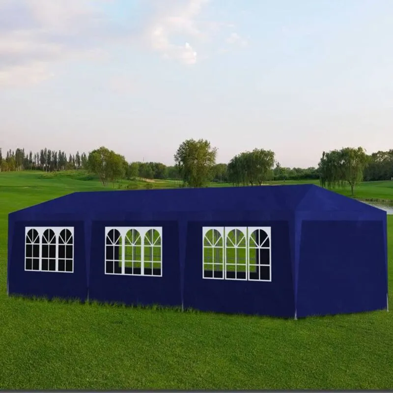 Vidaxl - Tenda per Feste 3x9 m Blu