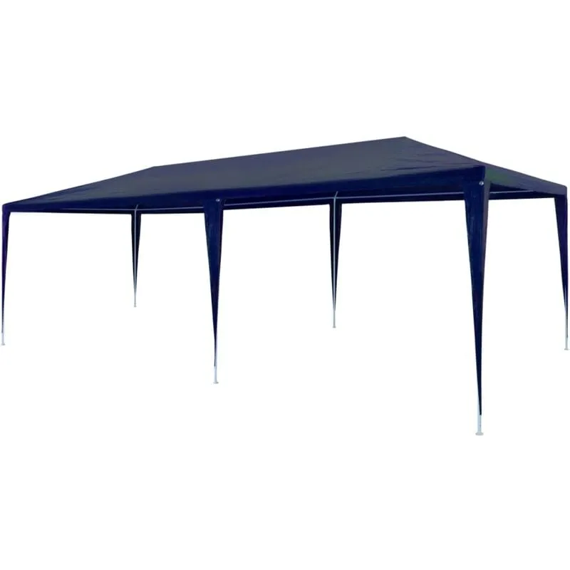 Tenda per Feste 3x6 m in pe Blu Vidaxl 13879