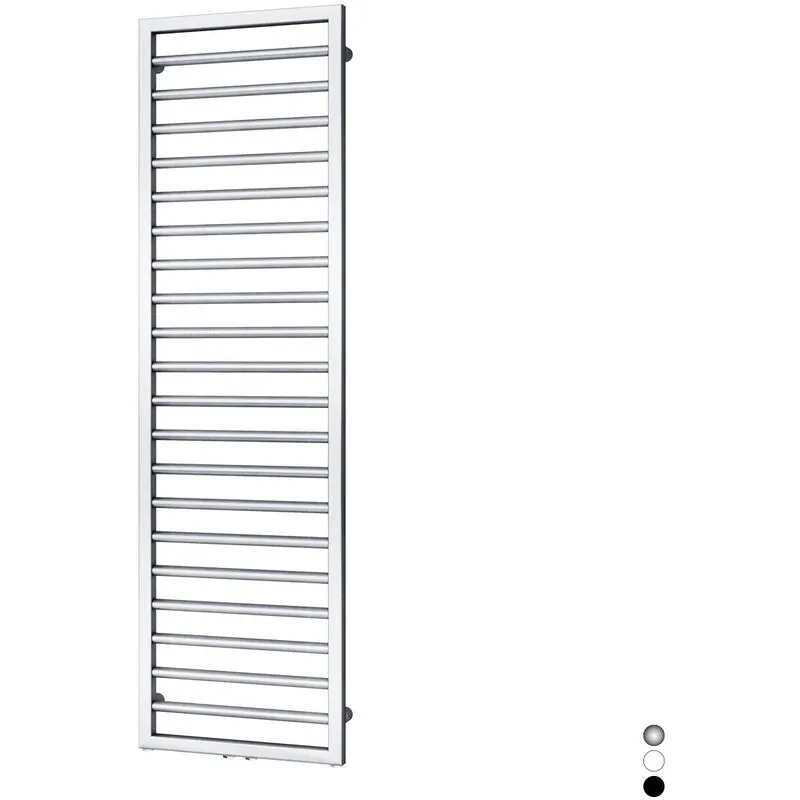 Termoarredo zehnder subway h. 1261 nero opaco largh. cm 60