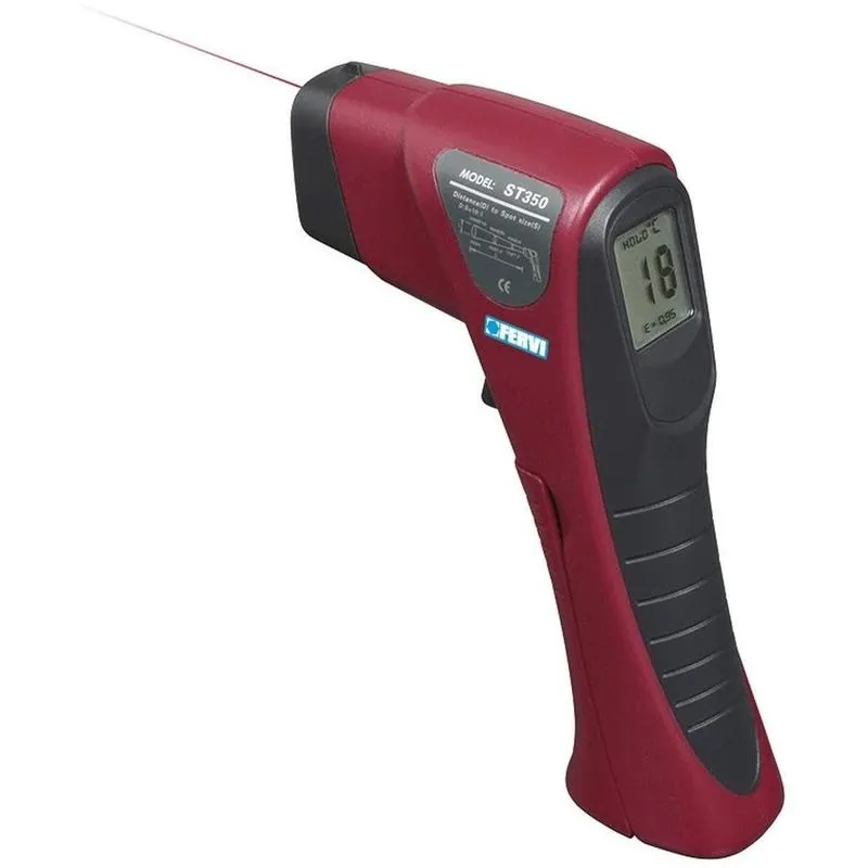 Misuratore termometro temperatura infrarossi laser display Fervi t064