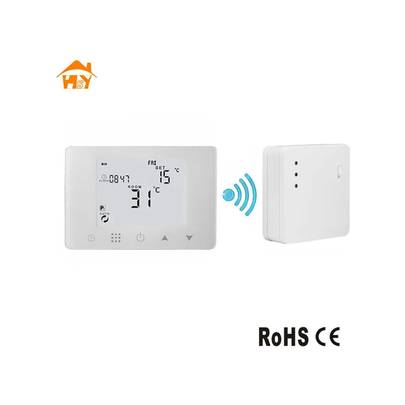 Kit Termostato Wireless RF WIFI Per Caldaia A Gas Scatola 503 Compatibile Con Amazon Alexa Echo 3A 220V