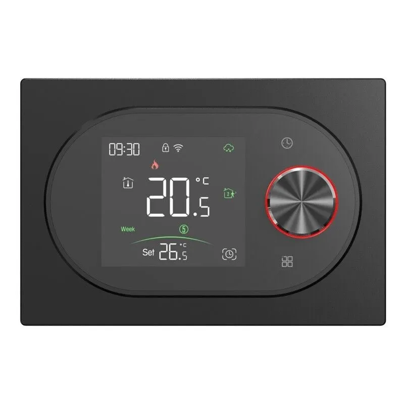 Termostato Smart WiFi Beca BAC-9000ALW Expert4house Edition Nero