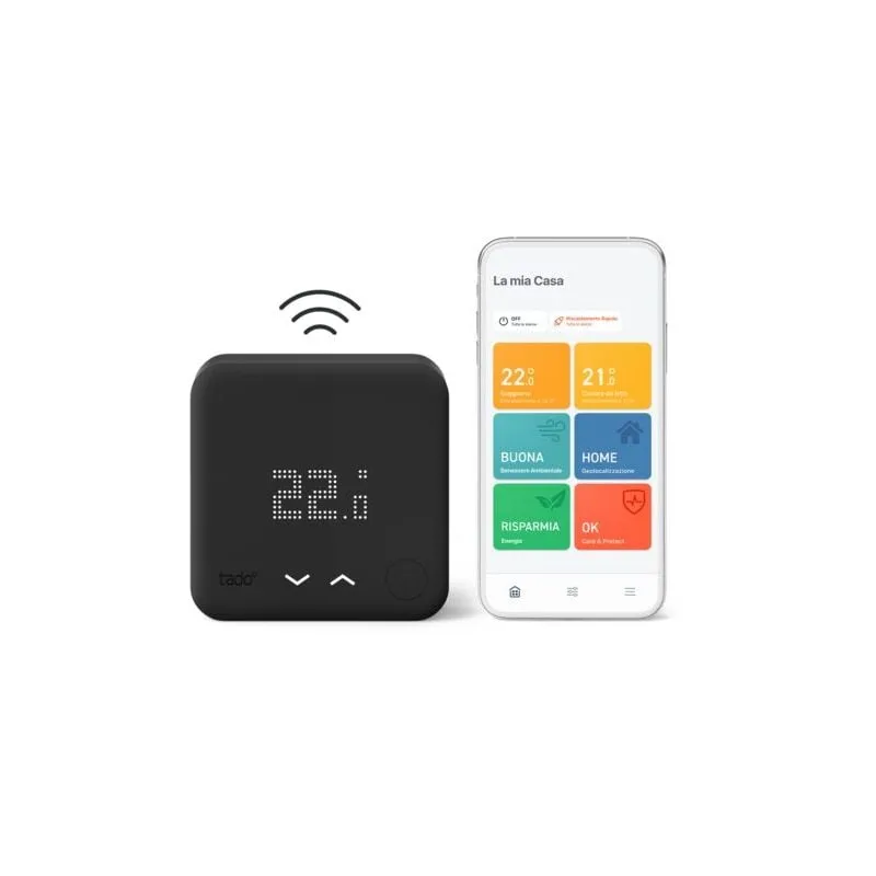 Tado - Termostato Intelligente radio - Kit di base V3+ Black Edition