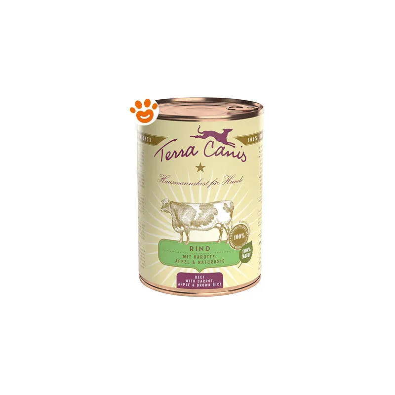 Terra Canis Classic Manzo - Lattina da 400 gr